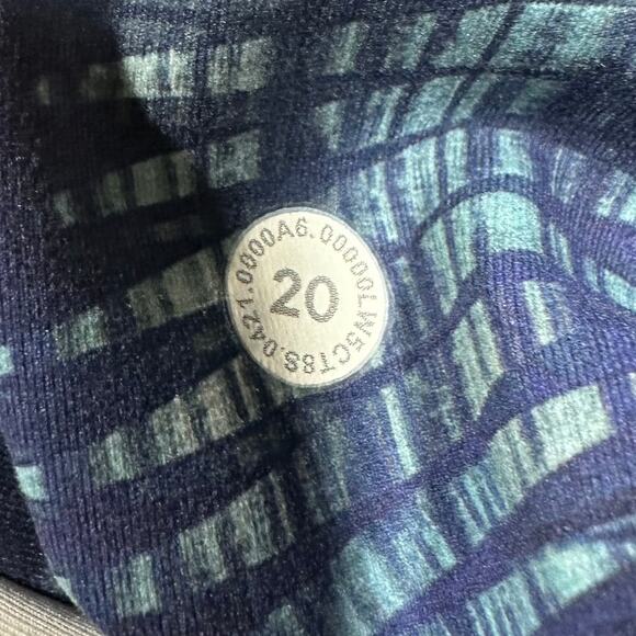 Lululemon Invigorate High-Rise Tight 25" Foil Shapeshifter Blue Multi Sz 20 EUC - Picture 9 of 12